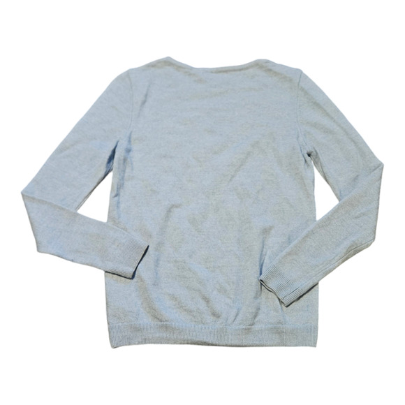 Knittons Small Light Blue Long Sleeve Pullover Shirt - Picture 3 of 6